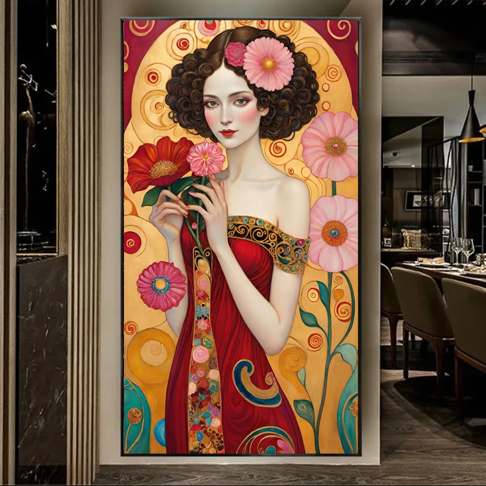 Большой размер, новинка 2024, искусственная вышивка ручной работы Gustav Klimt, вышивка крестиком, мозаика для красивой женщины
Большой размер, новинка 2024, искусственная вышивка ручной работы Gustav Klimt, вышивка крестиком, мозаика для красивой женщины