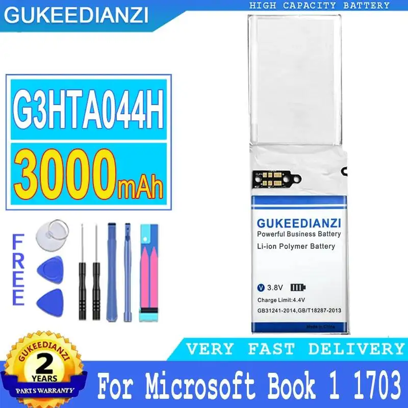 Аккумулятор для планшета Microsoft Surface Book 1 2 1703 1704, 13,5 дюйма, G3HTA044H, долговечный, высокой емкости, 3000 мАч
Аккумулятор для планшета Microsoft Surface Book 1 2 1703 1704, 13,5 дюйма, G3HTA044H, долговечный, высокой емкости, 3000 мАч