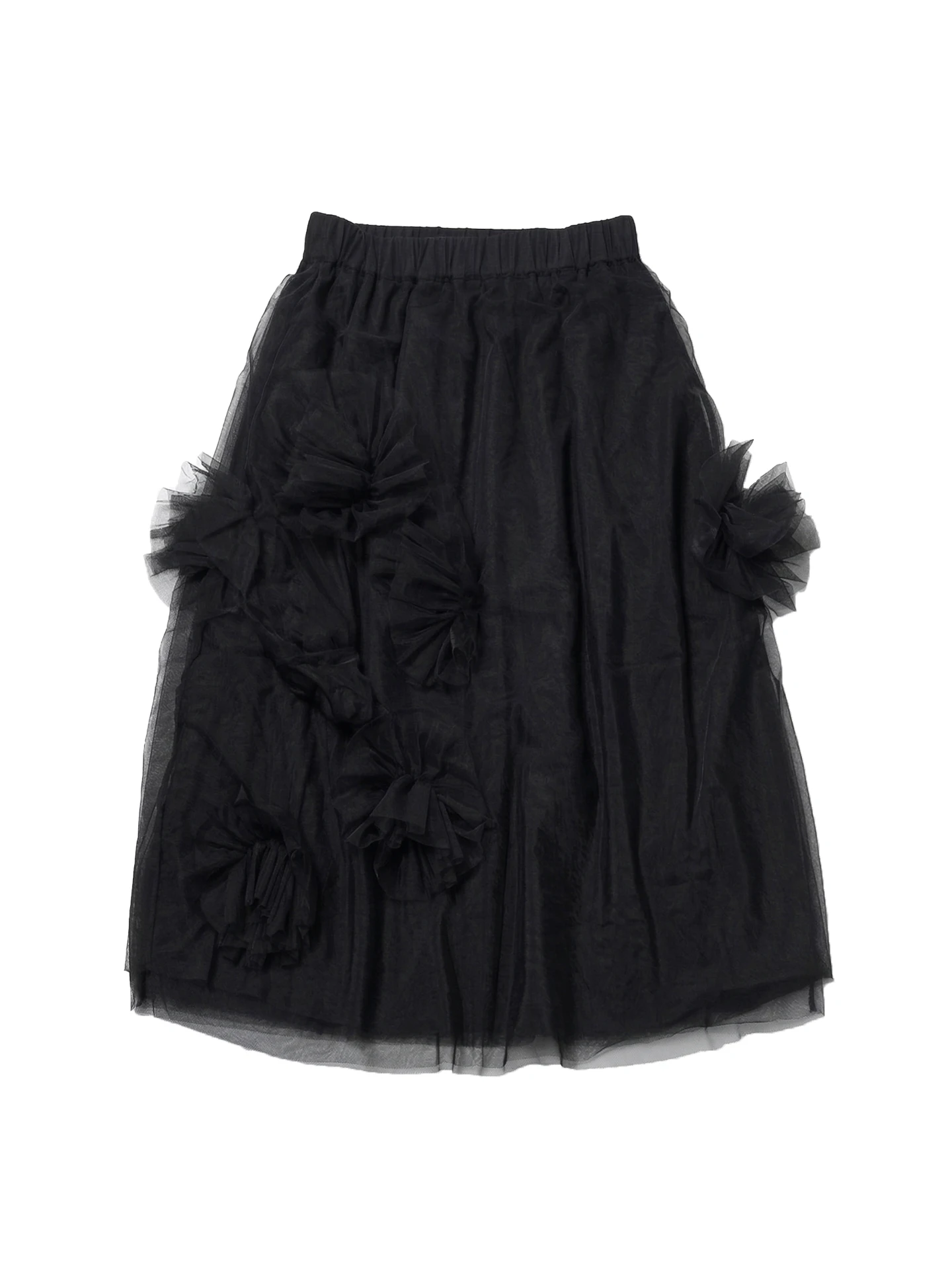 Forest style black mesh half skirt imakokoni 2026 spring retro three-dimensional flower mid length skirt elastic 265411
Forest style black mesh half skirt imakokoni 2026 spring retro three-dimensional flower mid length skirt elastic 265411