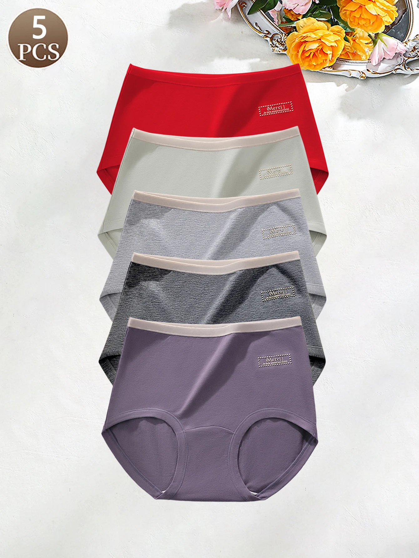 5 шт. женские трусики, повседневные и спортивные, минималистичные, со средней талией, удобные и мягкие, модные женские трусы с буквенным принтом
5 шт. женские трусики, повседневные и спортивные, минималистичные, со средней талией, удобные и мягкие, модные женские трусы с буквенным принтом