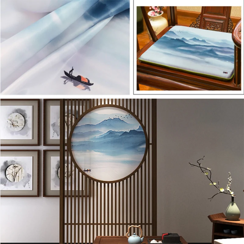 50*150cm Chinese Classical Landscape Ink Printed Brocade Fabric DIY Sewing Quilting Imitation Silk Fabric For Patchwork Materia
50*150cm Chinese Classical Landscape Ink Printed Brocade Fabric DIY Sewing Quilting Imitation Silk Fabric For Patchwork Materia