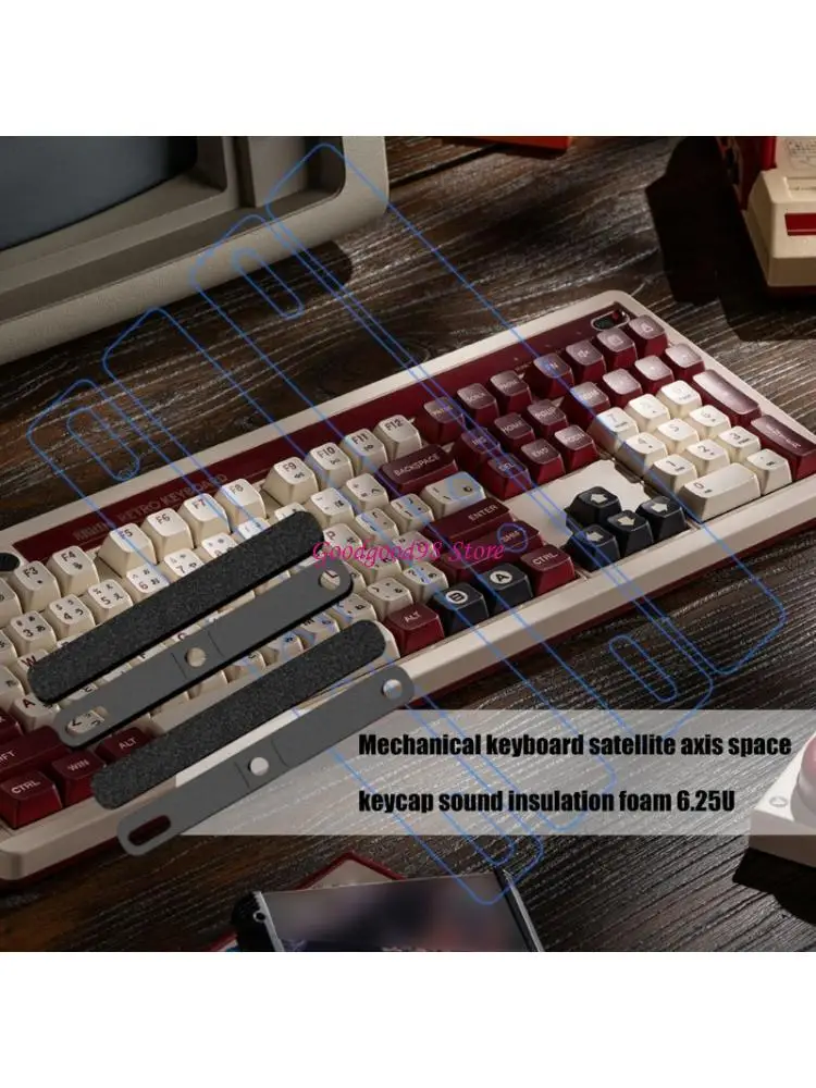 Precise Mechanical Keyboards Soundproofing Cotton PORON Sound Dampening Pads
Precise Mechanical Keyboards Soundproofing Cotton PORON Sound Dampening Pads