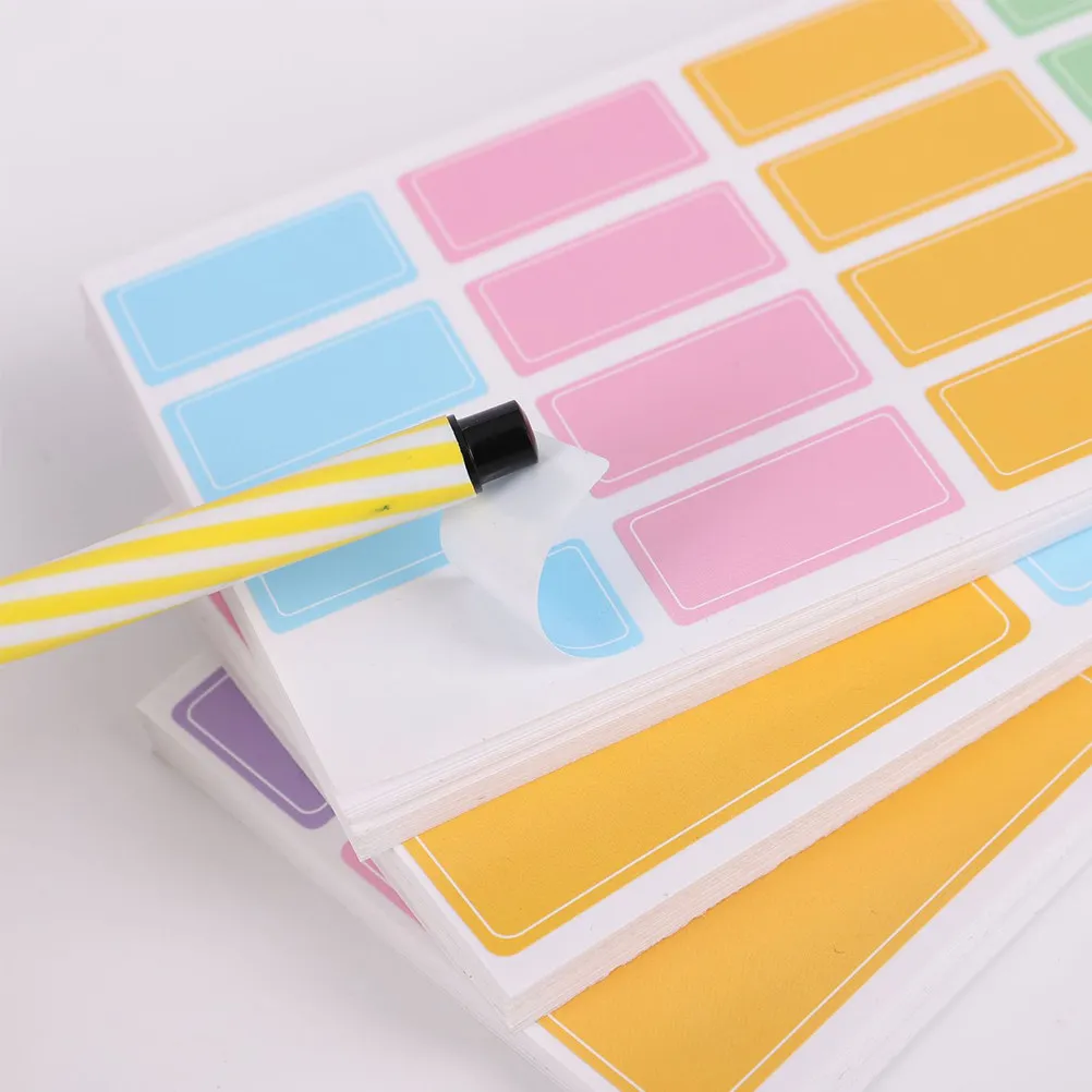 40 Sheets Bright Color Classification Sticker Labels Easy Peel Stick Remove for Home Kitchen Office Storage Seasoning Sorting
40 Sheets Bright Color Classification Sticker Labels Easy Peel Stick Remove for Home Kitchen Office Storage Seasoning Sorting