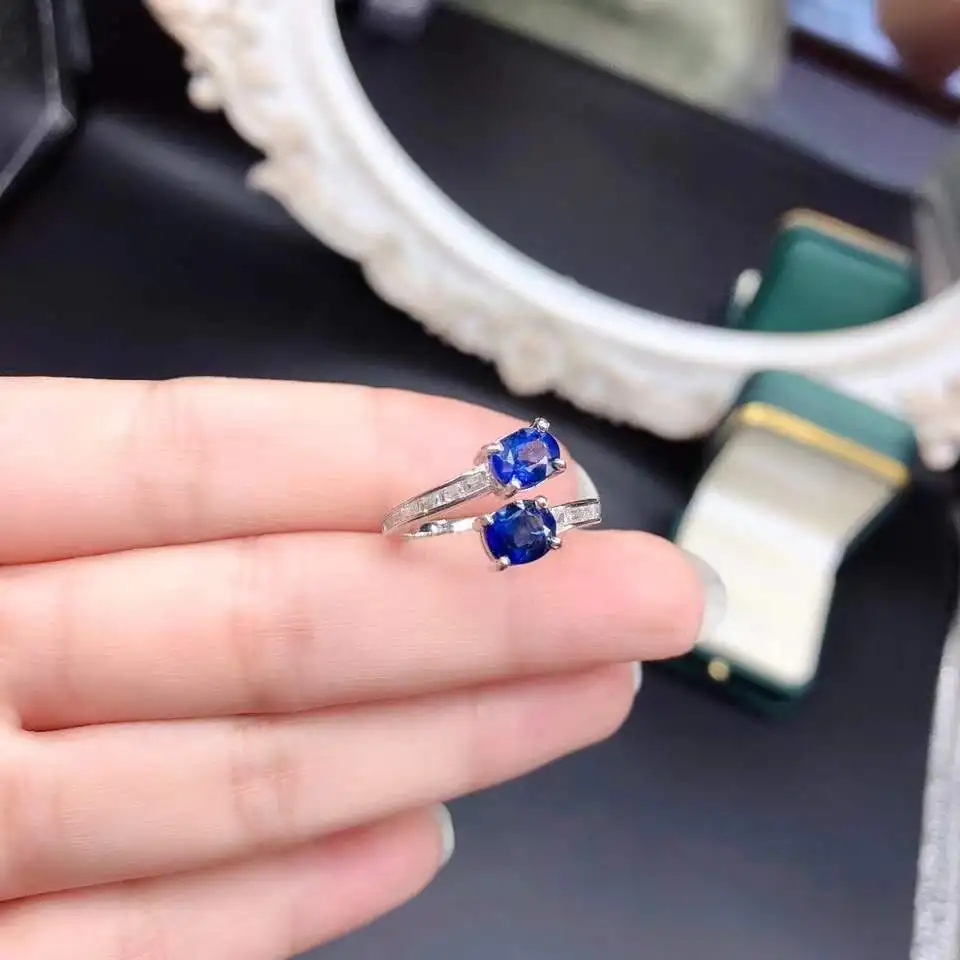 The Best Engagement Gift 100% Natural and Real Sapphire Ring 925 Sterling Silver Trendy Women ring
The Best Engagement Gift 100% Natural and Real Sapphire Ring 925 Sterling Silver Trendy Women ring
