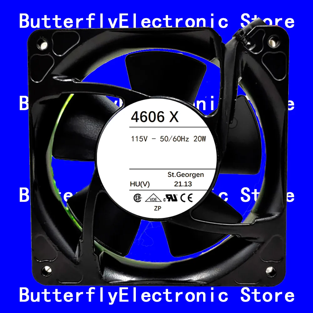 НОВЫЙ ОРИГИНАЛЬНЫЙ ВЕНТИЛЯТОР 4606X 4606 X AC115V 20 Вт 12038 120*120*38 мм
НОВЫЙ ОРИГИНАЛЬНЫЙ ВЕНТИЛЯТОР 4606X 4606 X AC115V 20 Вт 12038 120*120*38 мм