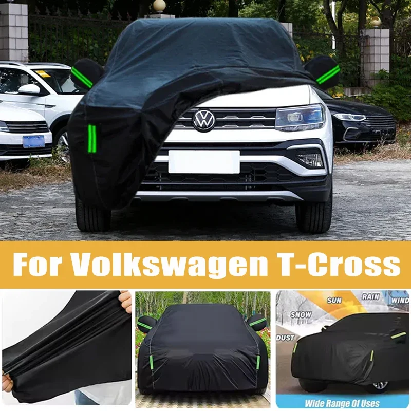 For Volkswagen T-Cross Full Car Cover Four Seasons Outdoor Sun Anti UV Rain Snow Dust Protection Oxford Cloth Accessories
For Volkswagen T-Cross Full Car Cover Four Seasons Outdoor Sun Anti UV Rain Snow Dust Protection Oxford Cloth Accessories