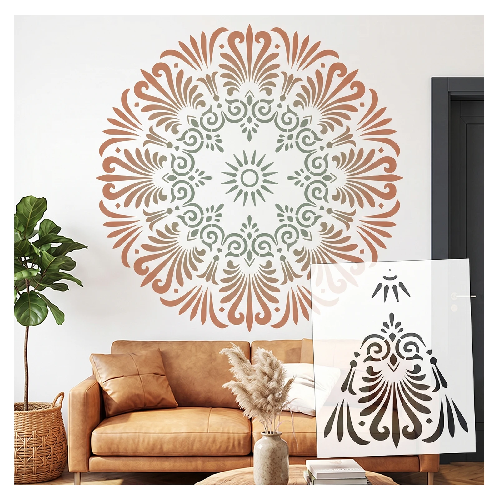 Large Mandala flower wall stencil for painting decoration decorative plaster templates reusable stencil para pared Home Decor
Large Mandala flower wall stencil for painting decoration decorative plaster templates reusable stencil para pared Home Decor