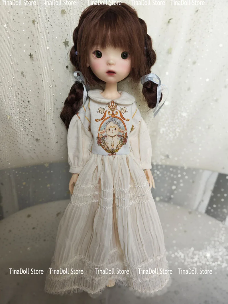 (TinaDoll Store) Beige Long sleeved with collar dress Landoudou/blythe(one piece dress) for Landazz Landoudou/Blythe/ob22/ob24
(TinaDoll Store) Beige Long sleeved with collar dress Landoudou/blythe(one piece dress) for Landazz Landoudou/Blythe/ob22/ob24