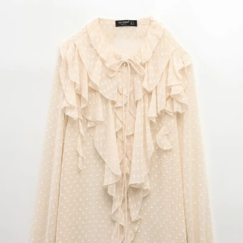 Spring 2025 Women's Faionable Long Sve irt Layered Decorative Tulle Versatile Sle Loose Fit Regular Length Premium Q...
Spring 2025 Women's Faionable Long Sve irt Layered Decorative Tulle Versatile Sle Loose Fit Regular Length Premium Q...