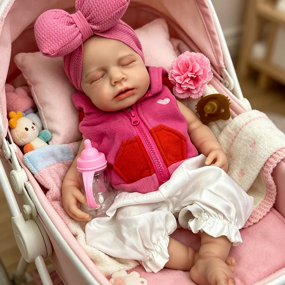 45cm Open Mouth Loulou Full Body Silicone Reborn Baby Girl Realistic 3D Skin Tone Weighted Newborn Gift for Emotional Solace
45cm Open Mouth Loulou Full Body Silicone Reborn Baby Girl Realistic 3D Skin Tone Weighted Newborn Gift for Emotional Solace