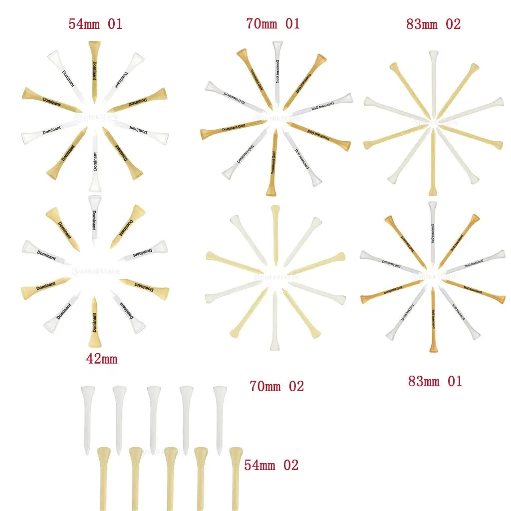Pack of 10 Maple / Bamboo golf professional tees Golf Practice Tool 83/70/54 / 42mm,
Pack of 10 Maple / Bamboo golf professional tees Golf Practice Tool 83/70/54 / 42mm,
