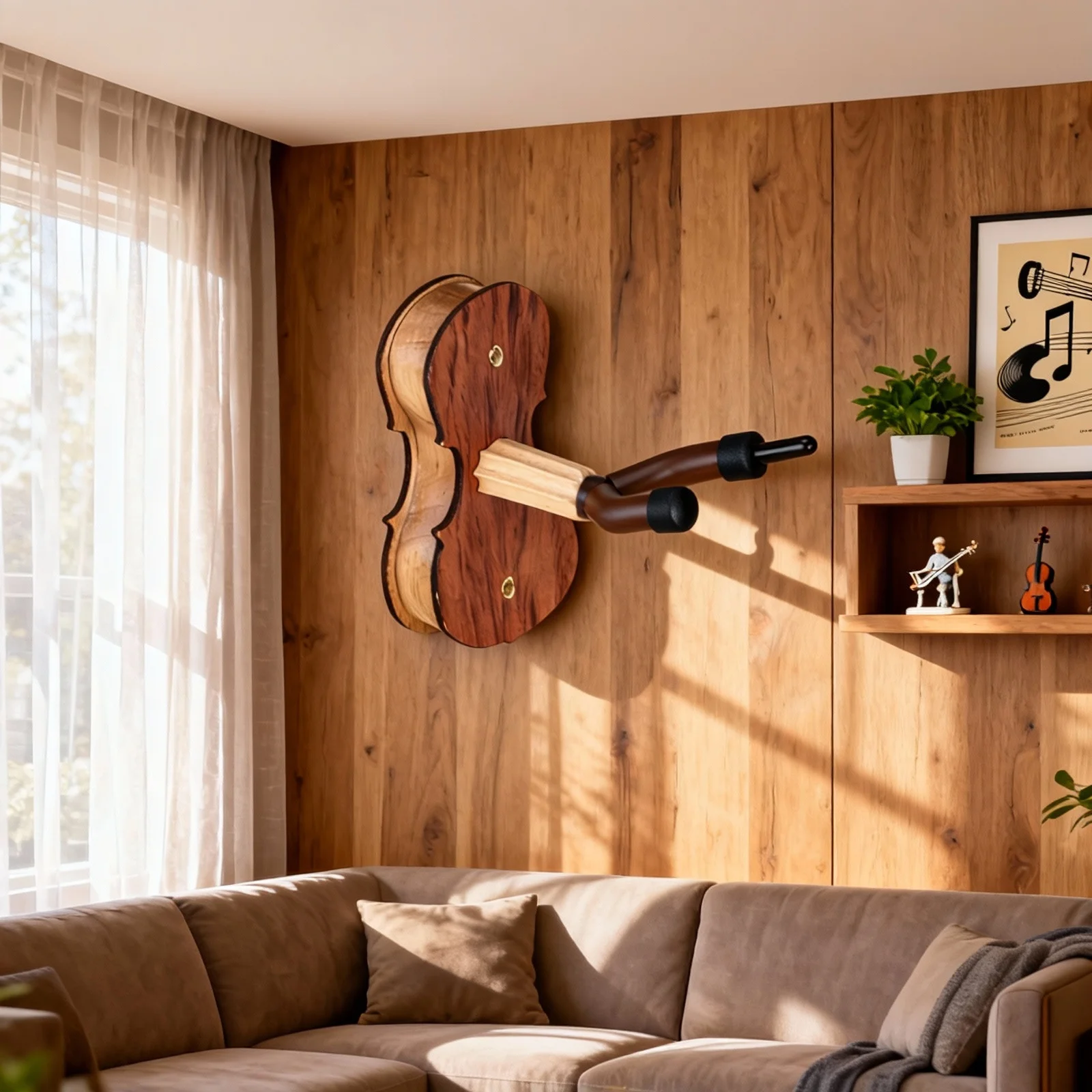 Hardwood Violin Wall Mount Hanger Red Wood Finish Scratch Resistant Surface Secure Fit for Violin Viola Home Studio Organization
Hardwood Violin Wall Mount Hanger Red Wood Finish Scratch Resistant Surface Secure Fit for Violin Viola Home Studio Organization