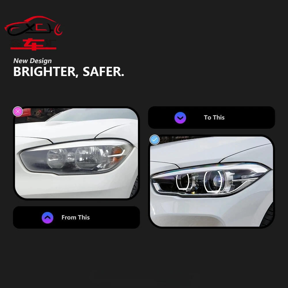 Auto Parts For BMW F20 1 Series Headlights 2015-2018 116i 118i 125i LED Daytime Lights Projector DRL Car Accesorios Modified
Auto Parts For BMW F20 1 Series Headlights 2015-2018 116i 118i 125i LED Daytime Lights Projector DRL Car Accesorios Modified