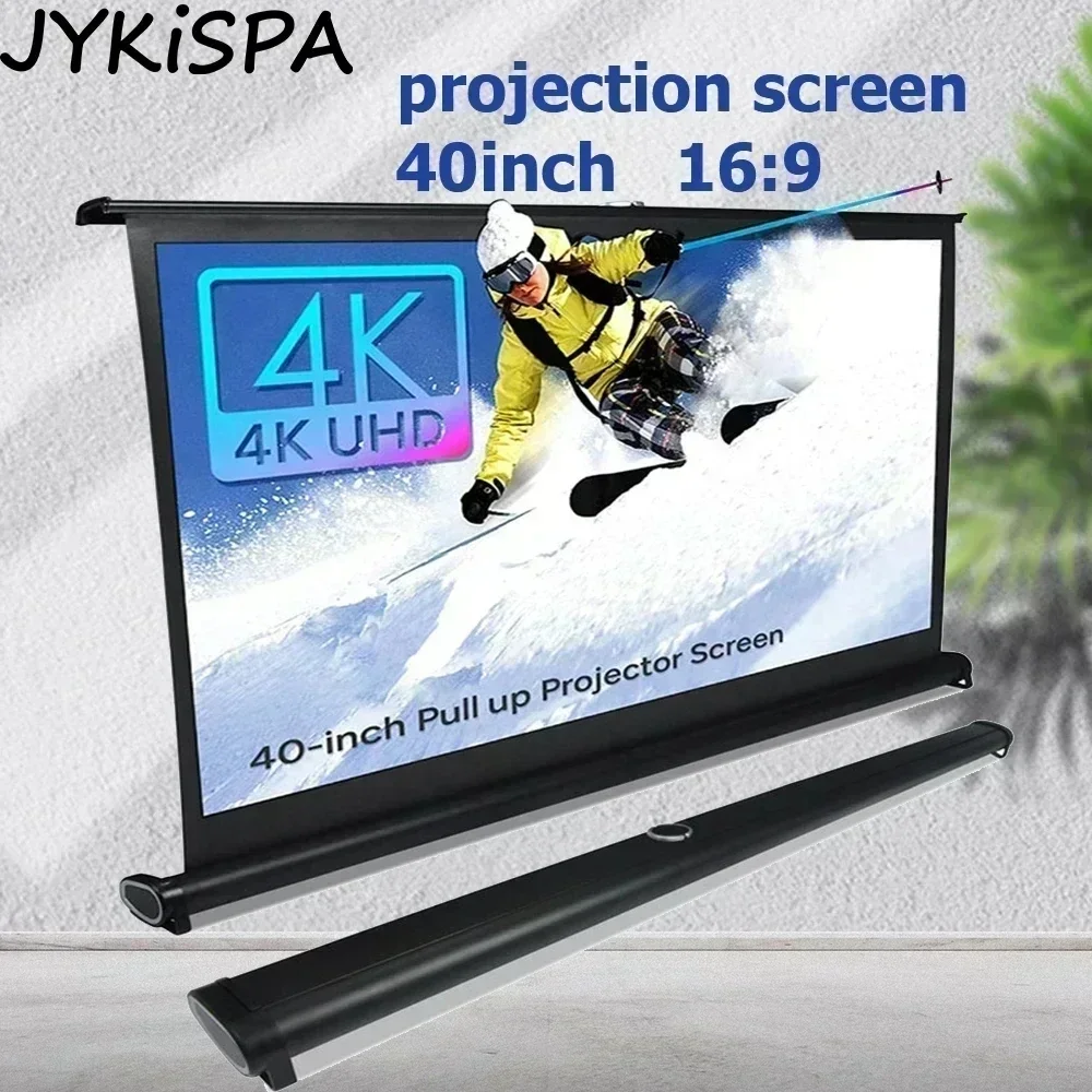 40-дюймовый настольный экран HD 16:9, складная подставка, портативный проекционный экран для делового кемпинга, проекторы для домашнего кинотеатра
40-дюймовый настольный экран HD 16:9, складная подставка, портативный проекционный экран для делового кемпинга, проекторы для домашнего кинотеатра