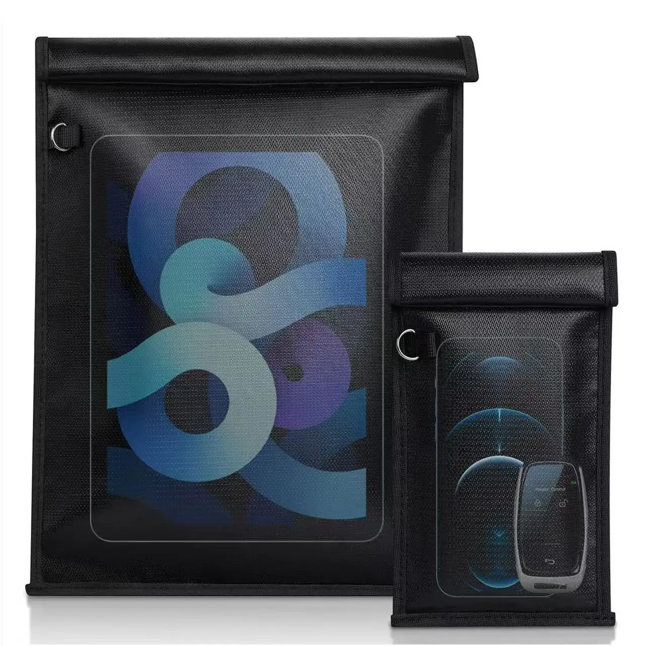 RFID function Faraday keychain protector, anti-theft and fireproof polyester bag suitable for all iPads mobile phones car keys
RFID function Faraday keychain protector, anti-theft and fireproof polyester bag suitable for all iPads mobile phones car keys
