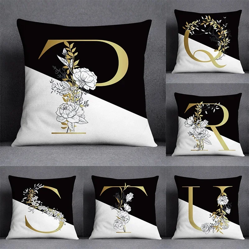 Golden Lace Letter Series Pattern Decorative Pillowcase Square Home Office Decoration 45cm*45cm
Golden Lace Letter Series Pattern Decorative Pillowcase Square Home Office Decoration 45cm*45cm