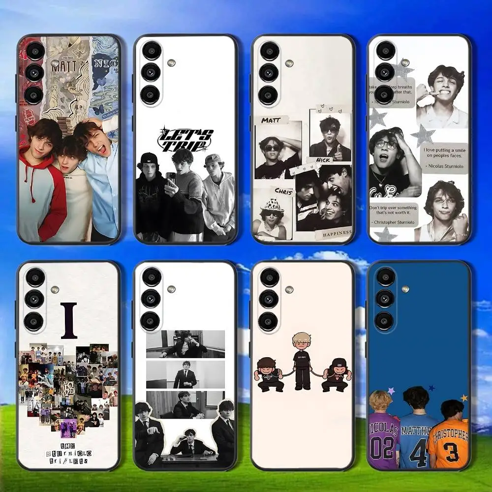 S-Sturniolo Triplets Phone Case For Samsung Galaxy A13,A21s,A22,A31,A32,A52,A53,A71,A80,Soft Black Shell
S-Sturniolo Triplets Phone Case For Samsung Galaxy A13,A21s,A22,A31,A32,A52,A53,A71,A80,Soft Black Shell