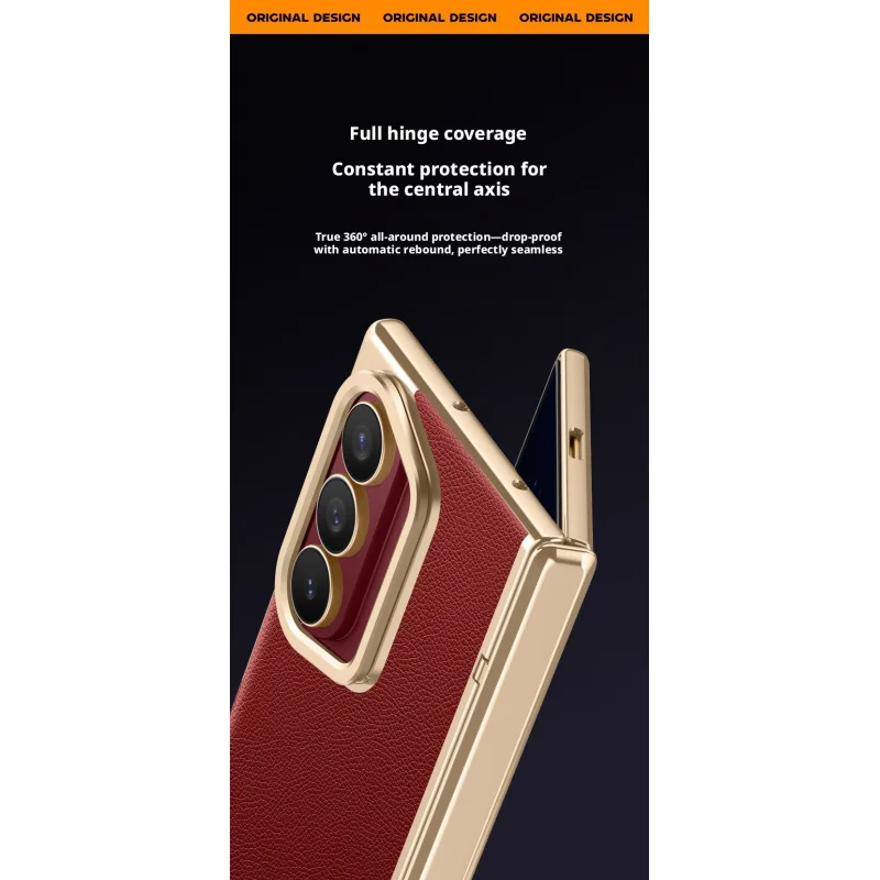 Applicable to Samsung W26/Fold7 electroplated leather case, hinge & lens full coverage anti-drop phone protective cover
Applicable to Samsung W26/Fold7 electroplated leather case, hinge & lens full coverage anti-drop phone protective cover