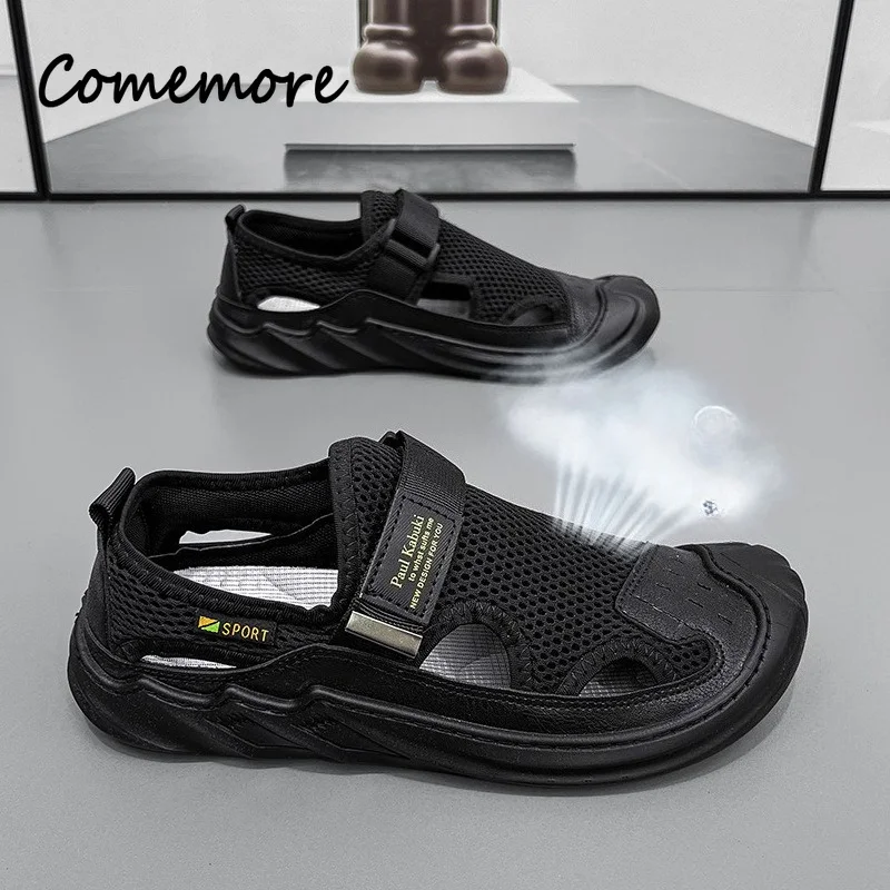Men's Men Breathable Sandals Outdoor Beach Casual Hollow out Soft Bottom Shoes Magic Tape Footwear Summer Comfortable Sneakers
Men's Men Breathable Sandals Outdoor Beach Casual Hollow out Soft Bottom Shoes Magic Tape Footwear Summer Comfortable Sneakers