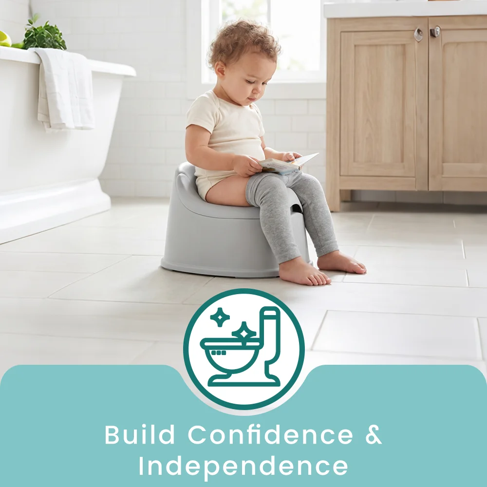 Ergonomic Baby Potty Training Toilet for Toddlers, Elevated Comfort Potty Chair with Anti-Slip Base, Easy to Clean, Pink/Grey
Ergonomic Baby Potty Training Toilet for Toddlers, Elevated Comfort Potty Chair with Anti-Slip Base, Easy to Clean, Pink/Grey