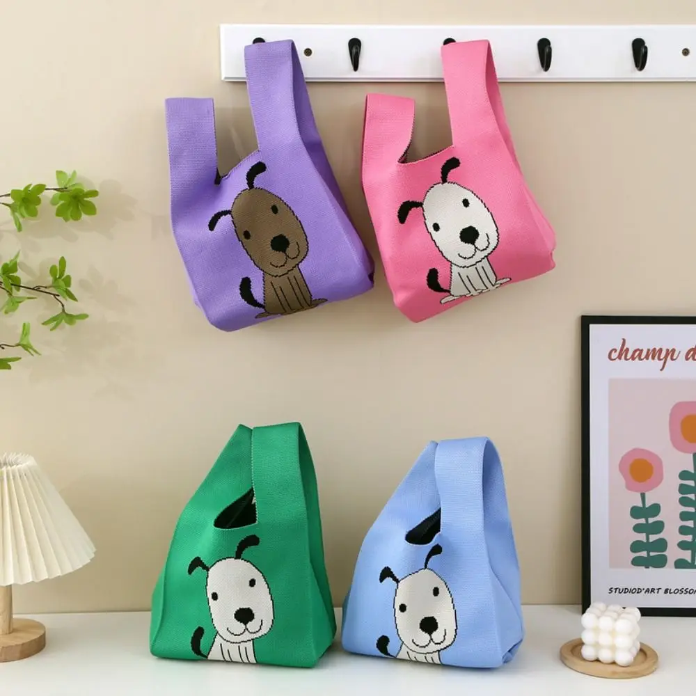 Cartoon Knot Wrist Bag Casual Knitted Large Capacity Handbag Handmade Reusable Tote Bag Women Girls
Cartoon Knot Wrist Bag Casual Knitted Large Capacity Handbag Handmade Reusable Tote Bag Women Girls