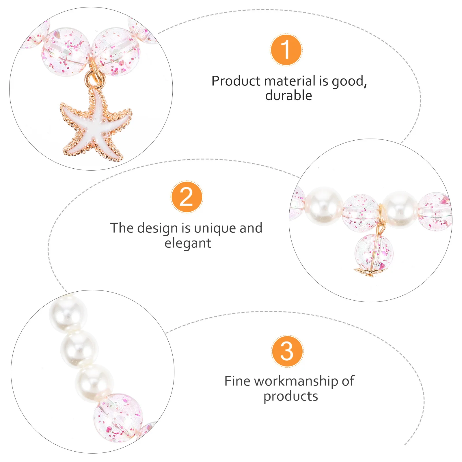 1Set Necklace Bracelet Set Pink Lovely Easy Wear Children Jewelry Birthday Christmas Gift Necklace Bracelet Set 
1Set Necklace Bracelet Set Pink Lovely Easy Wear Children Jewelry Birthday Christmas Gift Necklace Bracelet Set