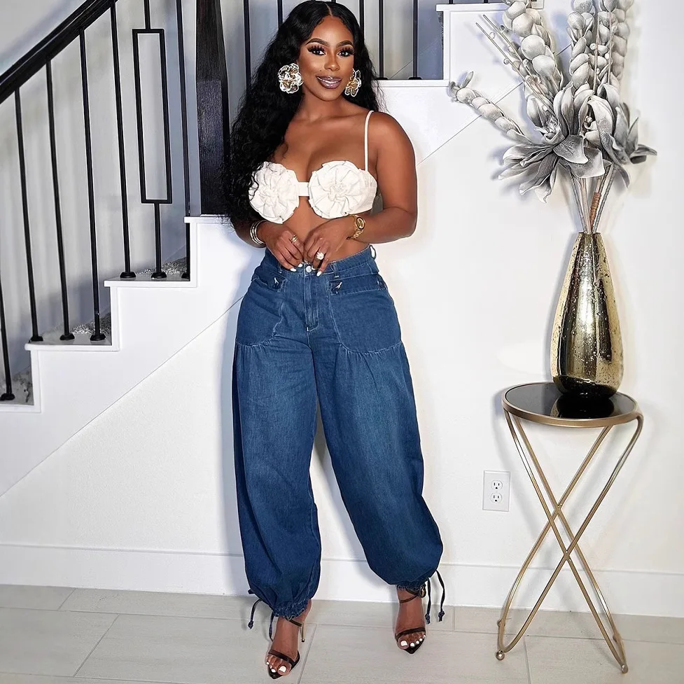 2025 European and American Women's Jeans. Women's Four Seasons New Street Fashion Versatile Side-zipped Wide-leg Casual Jeans
2025 European and American Women's Jeans. Women's Four Seasons New Street Fashion Versatile Side-zipped Wide-leg Casual Jeans