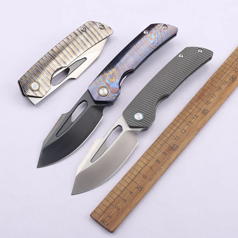 Folding Knife M390 Steel Titanium Alloy Handle Outdoor Survival Camping Portable EDC Collection Tool for Play
Folding Knife M390 Steel Titanium Alloy Handle Outdoor Survival Camping Portable EDC Collection Tool for Play