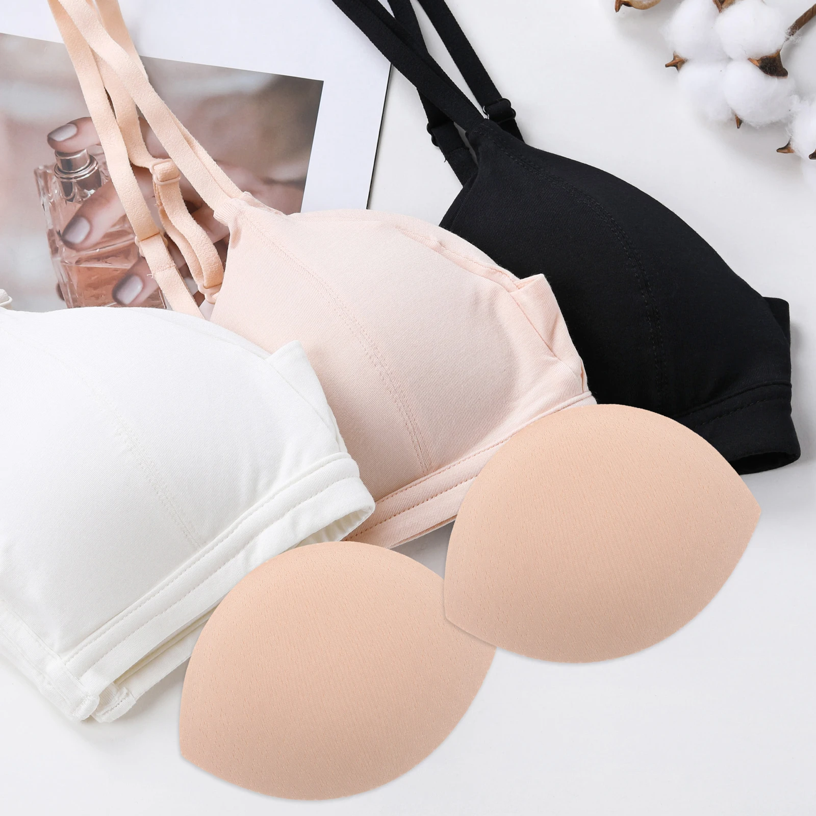 Removable Sports Inserts Thin Sponge Pads Breathable Liners For Women Pads Running Yoga Fitness Enhanced Shape
Removable Sports Inserts Thin Sponge Pads Breathable Liners For Women Pads Running Yoga Fitness Enhanced Shape
