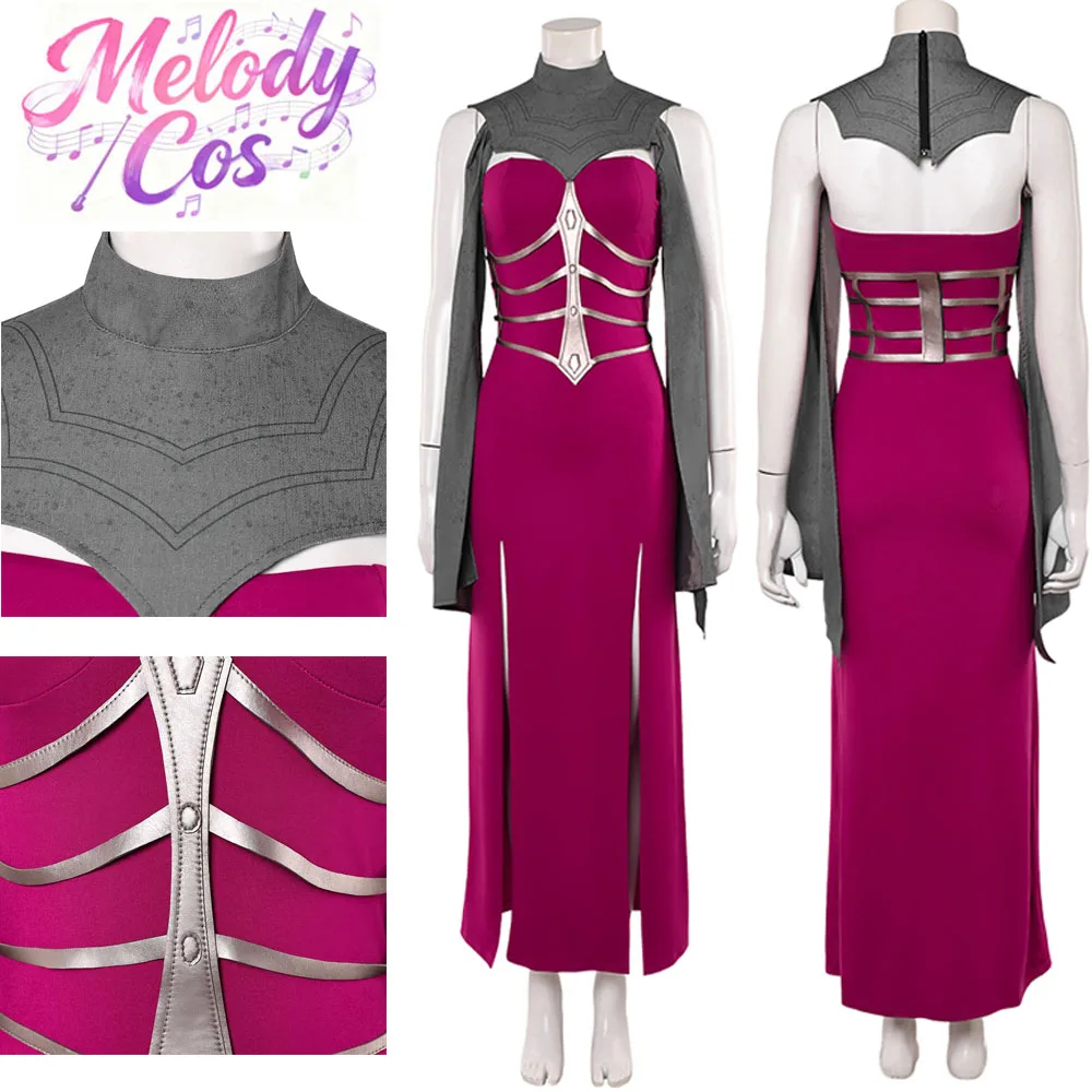 Adult Women Sindel Cosplay Costume Game Mortal Kombat 2 Fantasia Dress Cape Outfits Halloween Carnival Party Dress Up Suit
Adult Women Sindel Cosplay Costume Game Mortal Kombat 2 Fantasia Dress Cape Outfits Halloween Carnival Party Dress Up Suit