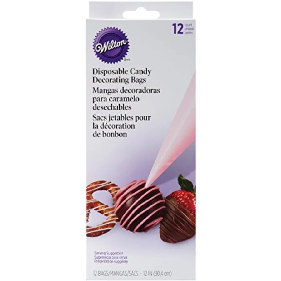 Disposable Candy Piping Bags, 12-Count
Disposable Candy Piping Bags, 12-Count