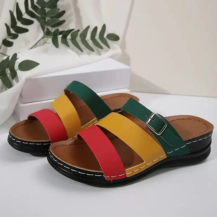 Women Slippers 2025 New Trend Platform Shoes Women Home Wedge Slippers Casual Comfortable Sandals Slides Women Zapatos De Mujer
Women Slippers 2025 New Trend Platform Shoes Women Home Wedge Slippers Casual Comfortable Sandals Slides Women Zapatos De Mujer