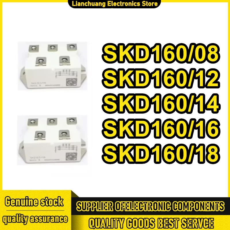 SKD160-08 SKD160/12 SKD160-14 SKD160-16 SKD160-18 Electronic Components
SKD160-08 SKD160/12 SKD160-14 SKD160-16 SKD160-18 Electronic Components
