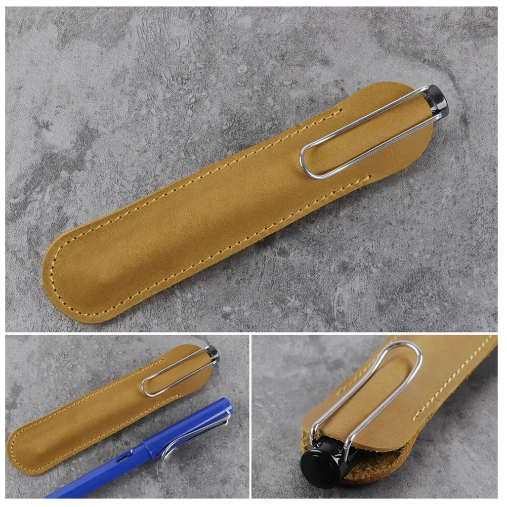 Pen Pouch Genuine Handmade Retro Single Pencil Bag Olive Green Large Size Professional Fountain Ballpoint Pen
Pen Pouch Genuine Handmade Retro Single Pencil Bag Olive Green Large Size Professional Fountain Ballpoint Pen