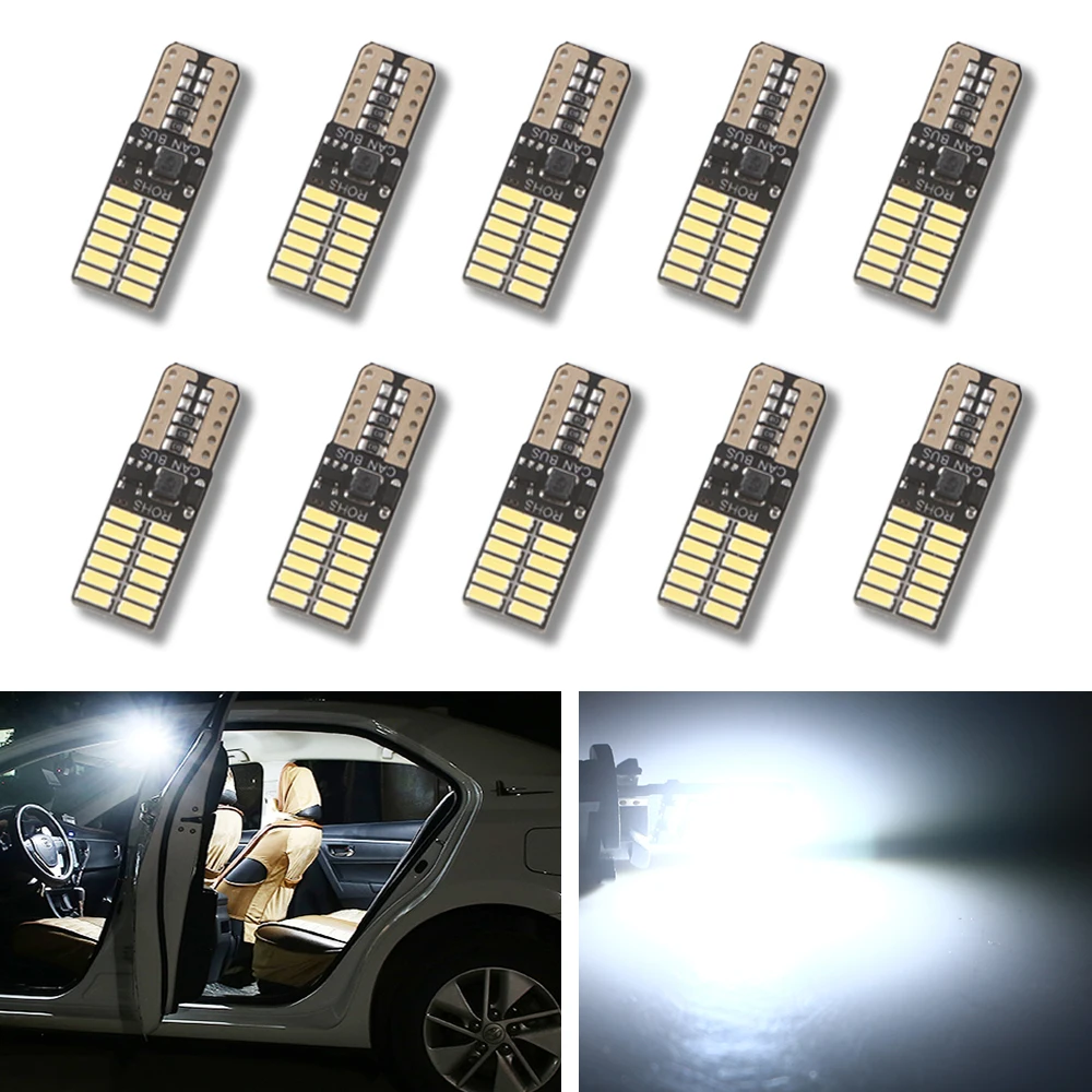 10PCS LED T10 Bulb W5W 194 168 COB t10 led car Lights w5w Interior Panel Dome Vehicle Car Interior Instrument Bulb Lights
10PCS LED T10 Bulb W5W 194 168 COB t10 led car Lights w5w Interior Panel Dome Vehicle Car Interior Instrument Bulb Lights