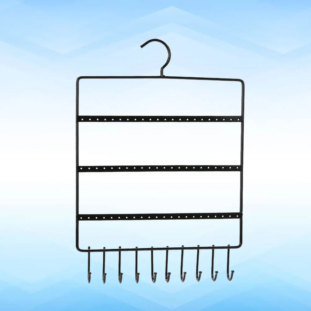 3-Tier Freestanding Metal Earring Stand for Pierced Dangle Post Earrings Jewelry Organizer Display Rack Holder Black
3-Tier Freestanding Metal Earring Stand for Pierced Dangle Post Earrings Jewelry Organizer Display Rack Holder Black