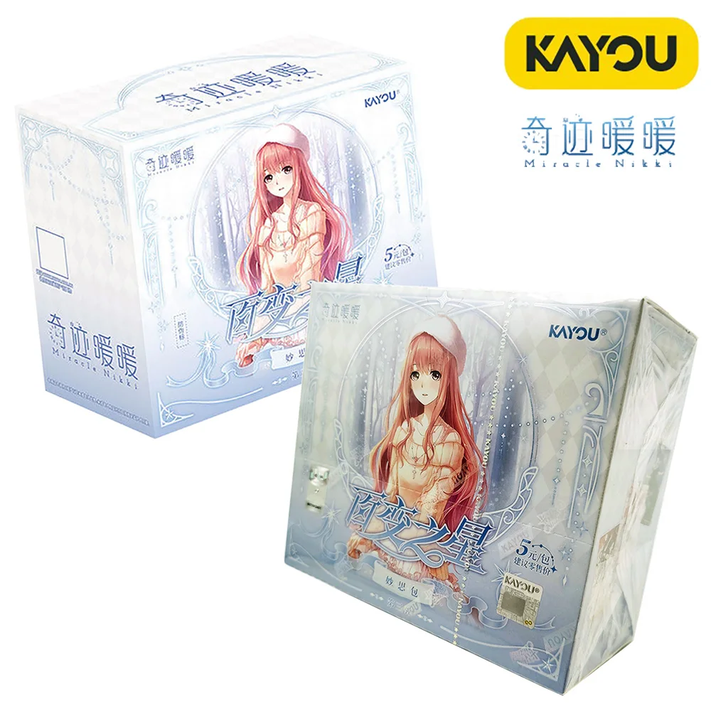 Original KAYOU Miracle Nikki Collection Card Beautiful Clothing Matching Game Scene High Quality Cards Girls Hobbies Gifts Toys
Original KAYOU Miracle Nikki Collection Card Beautiful Clothing Matching Game Scene High Quality Cards Girls Hobbies Gifts Toys