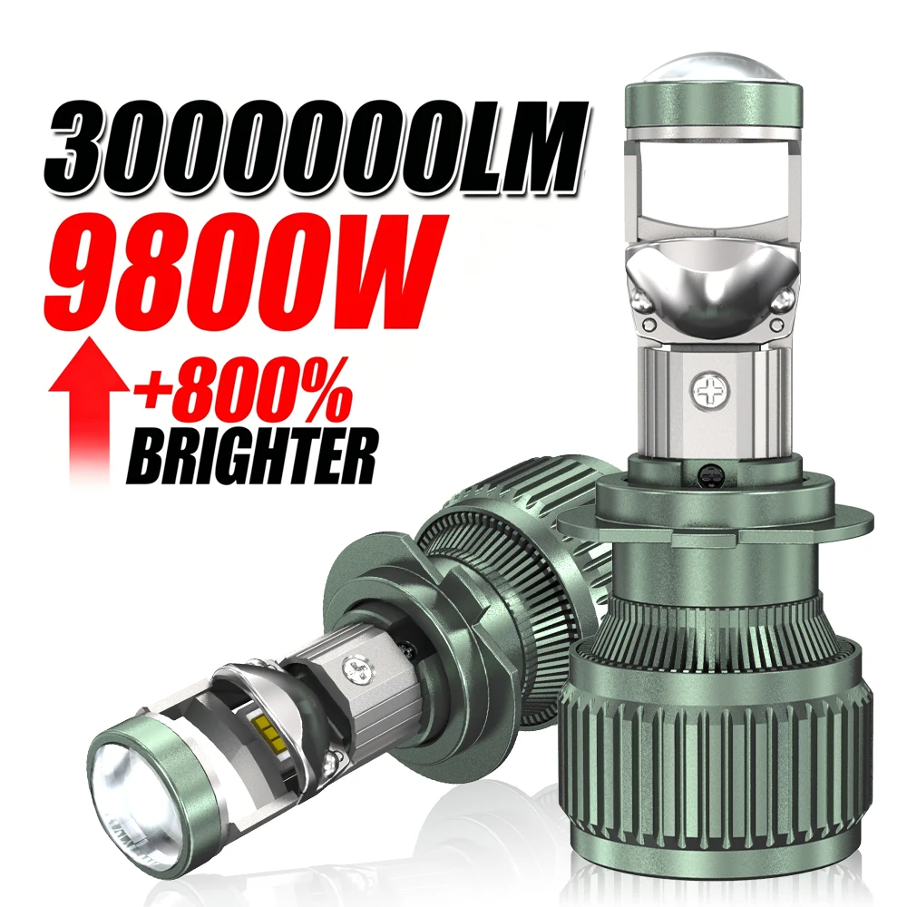 H7 H4 LED Projector Lens H8 H9 H11 9005 9006 HB3 HB4 Car Bulbs 6000K CANBUS Mini Turbo Moto Lamp Fog Light 12V Auto Headlight
H7 H4 LED Projector Lens H8 H9 H11 9005 9006 HB3 HB4 Car Bulbs 6000K CANBUS Mini Turbo Moto Lamp Fog Light 12V Auto Headlight