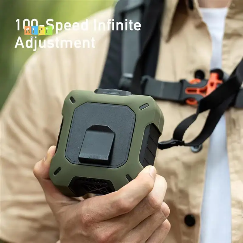 A12E-Portable Waist Clip Fan - USB Rechargeable, Wearable On Waist Belt For Outdoor Activities Like Hiking And Camping
A12E-Portable Waist Clip Fan - USB Rechargeable, Wearable On Waist Belt For Outdoor Activities Like Hiking And Camping