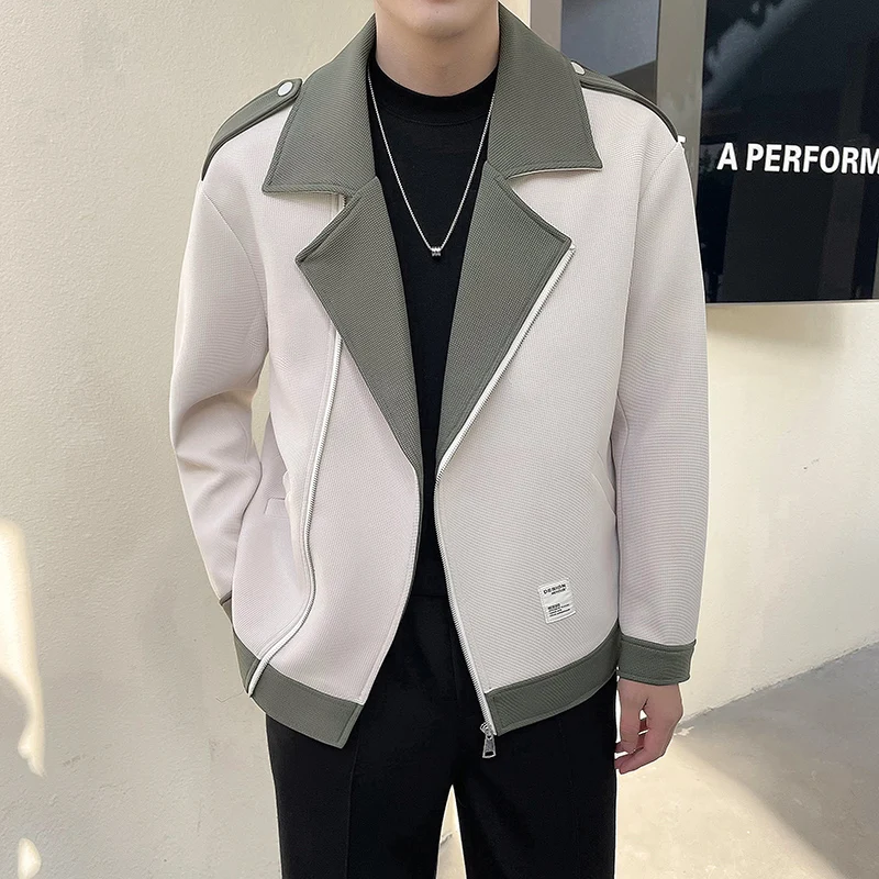 2023 Spring Autumn Waffle Jacket Men Large Lapel Casual Coat Fashion Loose Social Streetwear Outwear Jackets Men Clothing
2023 Spring Autumn Waffle Jacket Men Large Lapel Casual Coat Fashion Loose Social Streetwear Outwear Jackets Men Clothing