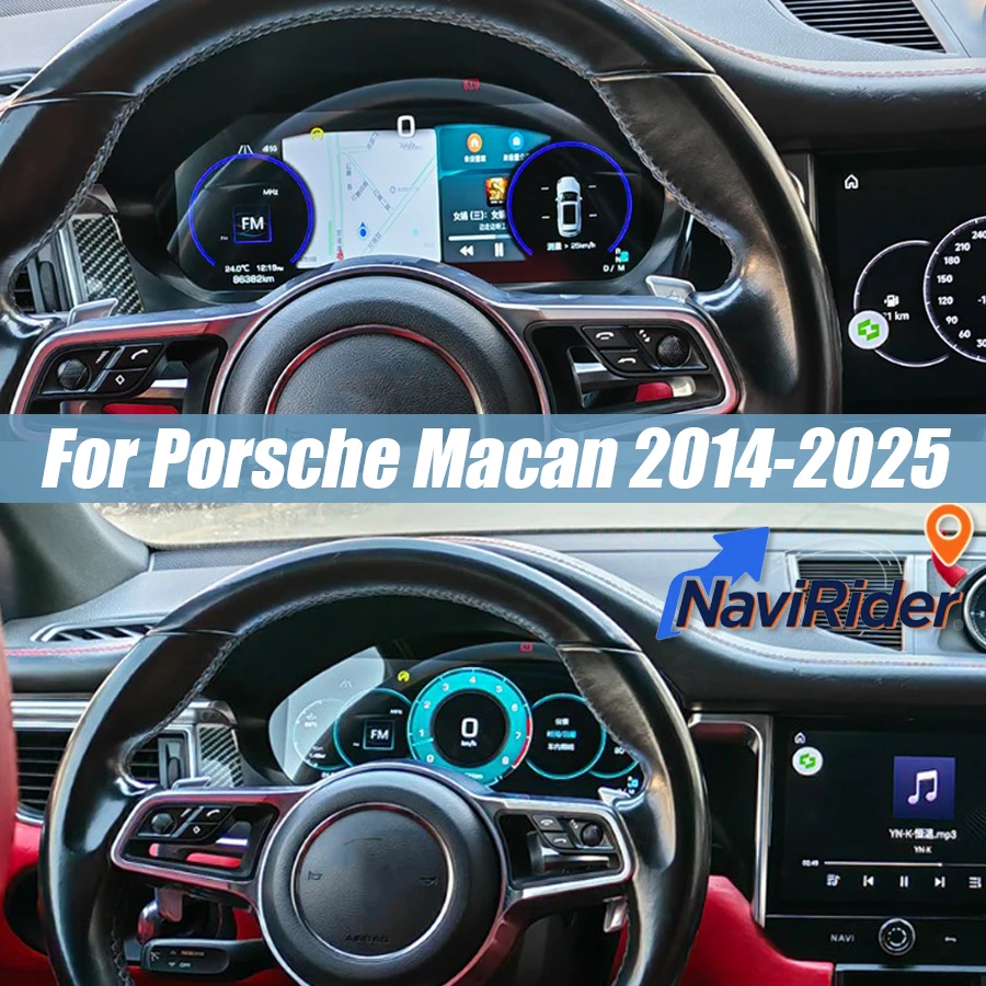 10.25" Linux Car LCD Digital Instrument Cluster For Porsche Macan 2014-2025 Virtual Cockpit Speedometer Carplay Auto Hicar Audio
10.25" Linux Car LCD Digital Instrument Cluster For Porsche Macan 2014-2025 Virtual Cockpit Speedometer Carplay Auto Hicar Audio