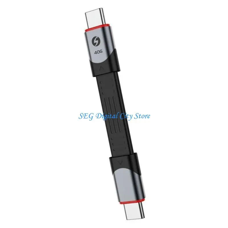 U75B 40Gbps Type-C to USB C Cable 15CM Type C to C Male PD240W Fast Charging Cord Specially for Game Tablets Phones
U75B 40Gbps Type-C to USB C Cable 15CM Type C to C Male PD240W Fast Charging Cord Specially for Game Tablets Phones