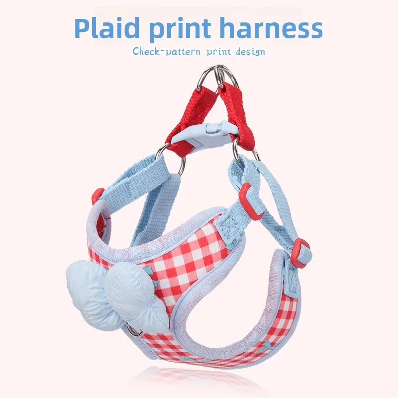 Small Dog Leash Bowknot Harness Hiking Vest-Style Schnauzer Outdoor Harness Breathable Pet Wearables Dog Daily Walk Leash
Small Dog Leash Bowknot Harness Hiking Vest-Style Schnauzer Outdoor Harness Breathable Pet Wearables Dog Daily Walk Leash