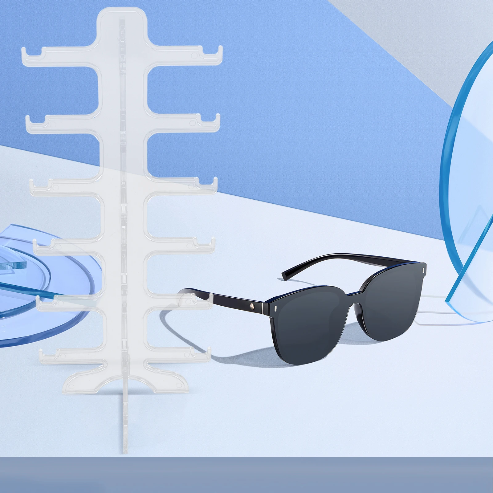 Desktop Sunglasses Display Rack Transparent Plastic Eyewear Holder Stand For Glasses Organizer Storage Shelf
Desktop Sunglasses Display Rack Transparent Plastic Eyewear Holder Stand For Glasses Organizer Storage Shelf