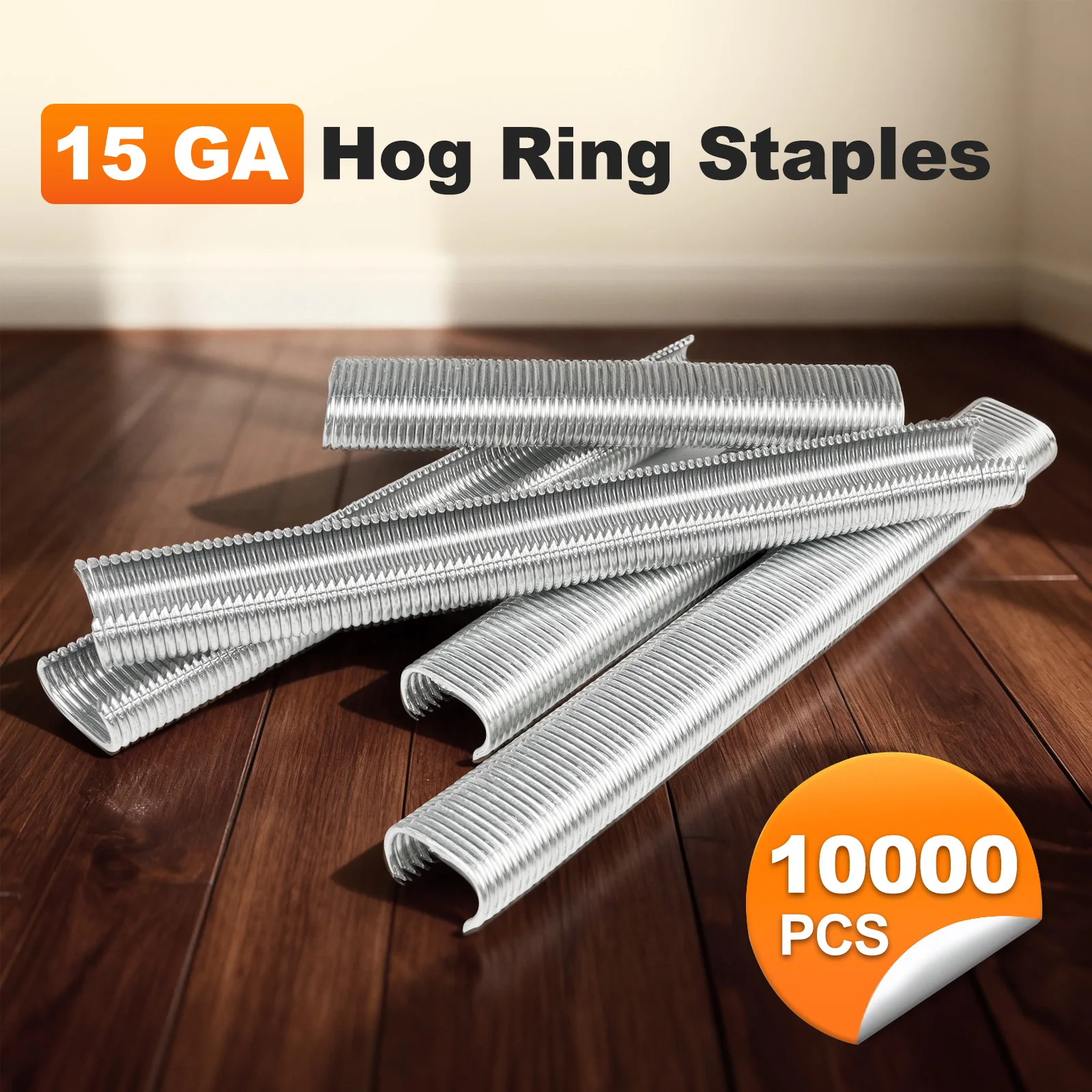 Скобы-кольца KAMSIN SC7, 15 калибр, 10000 шт., из нержавеющей стали 304 или оцинкованной стали, с коронкой 3/4 дюйма, для крепления (Hog Rings)
Скобы-кольца KAMSIN SC7, 15 калибр, 10000 шт., из нержавеющей стали 304 или оцинкованной стали, с коронкой 3/4 дюйма, для крепления (Hog Rings)