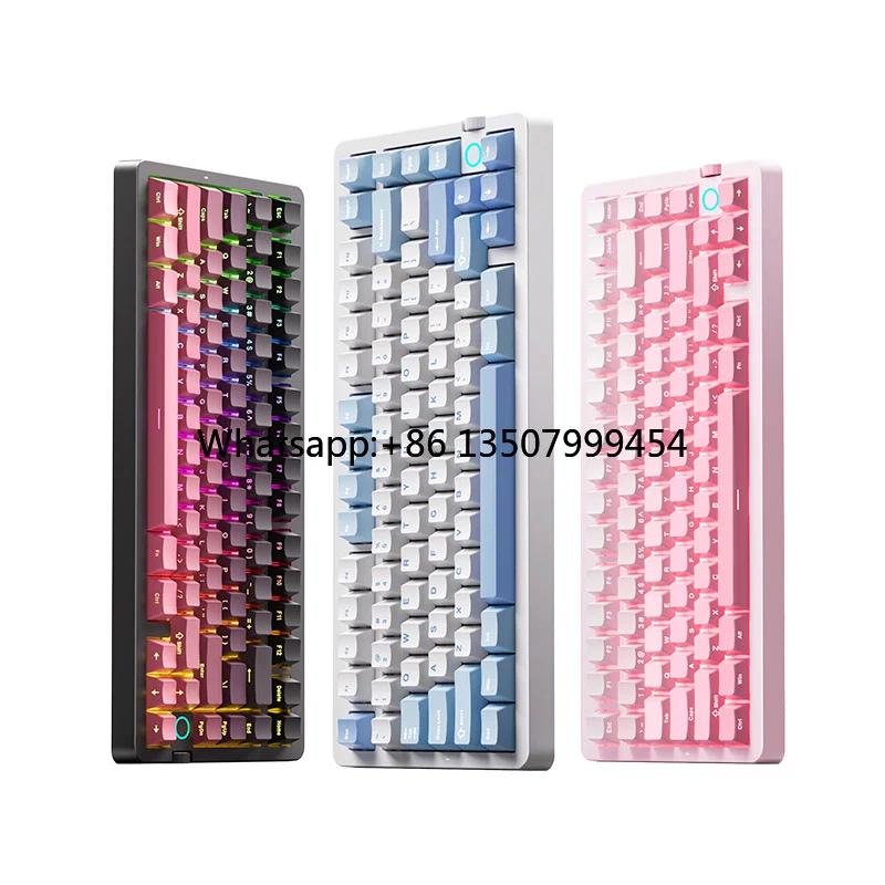 G75V2 Mechanical Keyboard Gasket Structure Three-Mode 2.4G Wired Blue Tooth Full-Key Hot-Swappable Gaming Office Home Use
G75V2 Mechanical Keyboard Gasket Structure Three-Mode 2.4G Wired Blue Tooth Full-Key Hot-Swappable Gaming Office Home Use