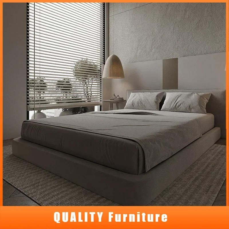 Minimalist Couple Bed Nordic Aesthetic Modern Lounge Bedroom Bed King Size Luxury Cama Casal Multifuncional Hotel Furniture
Minimalist Couple Bed Nordic Aesthetic Modern Lounge Bedroom Bed King Size Luxury Cama Casal Multifuncional Hotel Furniture