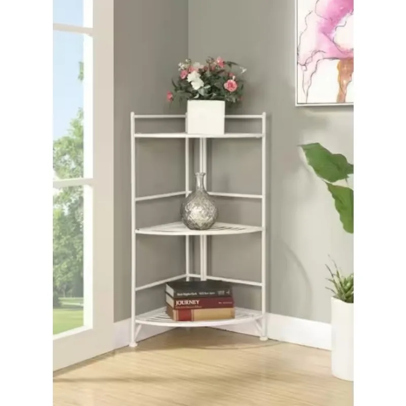 3 Tier Corner Shelf, Metal Frame Display Rack, Round Corner Shelf Unit Rack, Small Corner Stand for Bathroom, Living Room, Home
3 Tier Corner Shelf, Metal Frame Display Rack, Round Corner Shelf Unit Rack, Small Corner Stand for Bathroom, Living Room, Home
