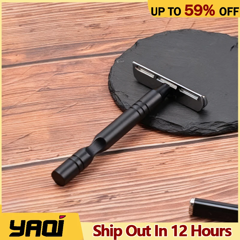 YAQI хромированный и черный цвет алюминиевая ручка легкий вес лезвия переменного тока Excalibur однолезвийная мужская легкая безопасная бритва для бритья
YAQI хромированный и черный цвет алюминиевая ручка легкий вес лезвия переменного тока Excalibur однолезвийная мужская легкая безопасная бритва для бритья