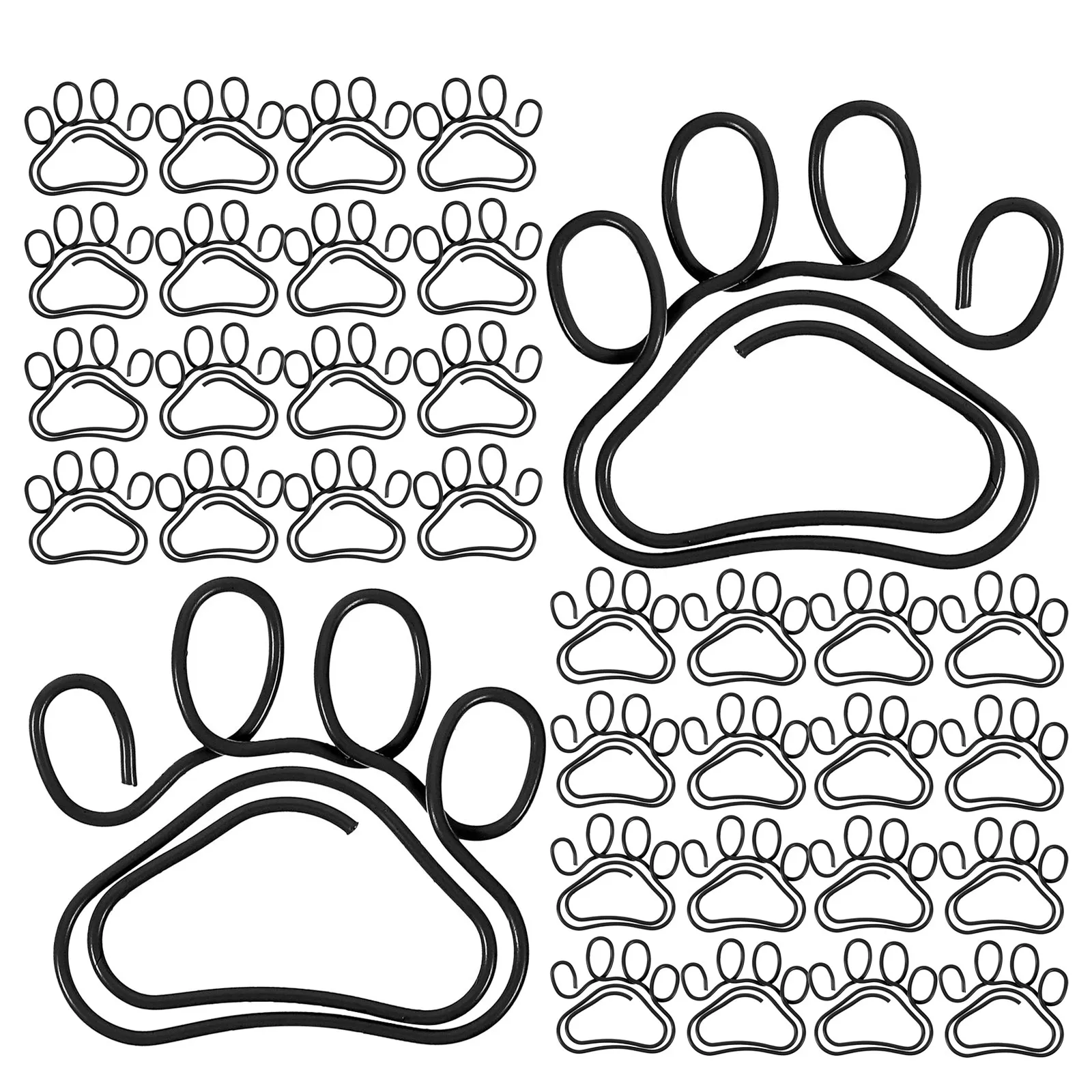 60 шт. милых металлических скрепок в форме кошачьих лапок, миниатюрные забавные канцелярские принадлежности, закладки для книг для учителей и студентов
60 шт. милых металлических скрепок в форме кошачьих лапок, миниатюрные забавные канцелярские принадлежности, закладки для книг для учителей и студентов